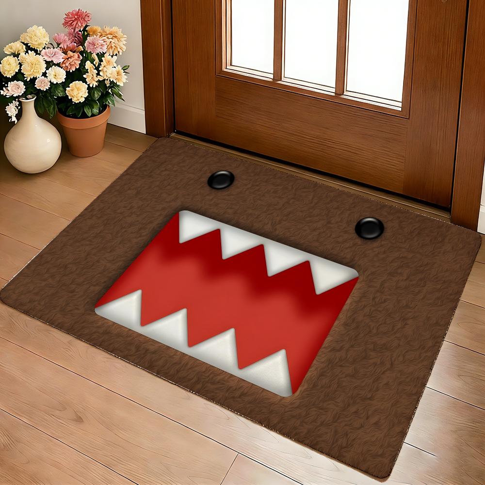 D-Domo-kun Япония Напольный коврик Уютный фланелевый Мягкий толстый Нескользящий коврик Для гостиной спальни кухни Декор Ковры