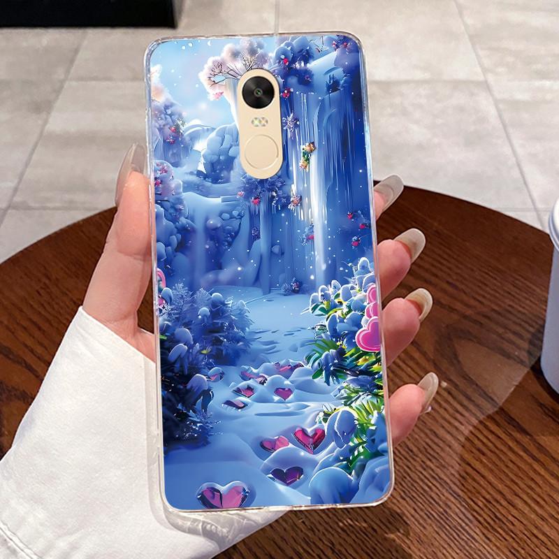 Чехол для Xiaomi Redmi Note 4 Note 4x Capa Coque Прозрачный Силиконовый Желе Мягкий ТПУ Задняя Крышка Милый Кролик Кошка Динозавр Чехол для Телефона