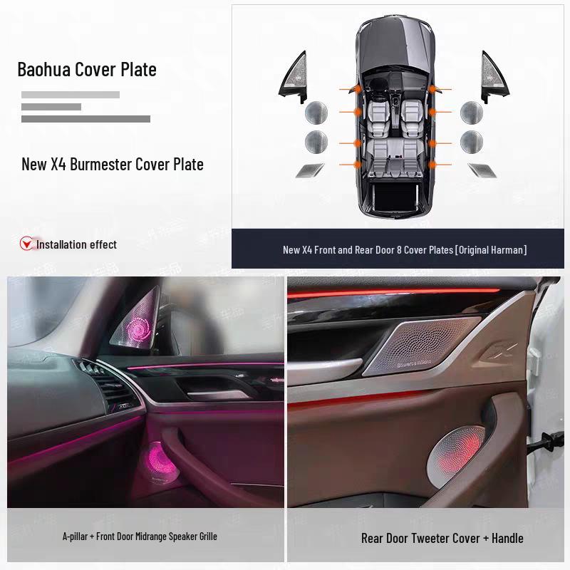 BMW Bowers & Wilkins Твитер Динамик Стойка A Световая Крышка Обновление