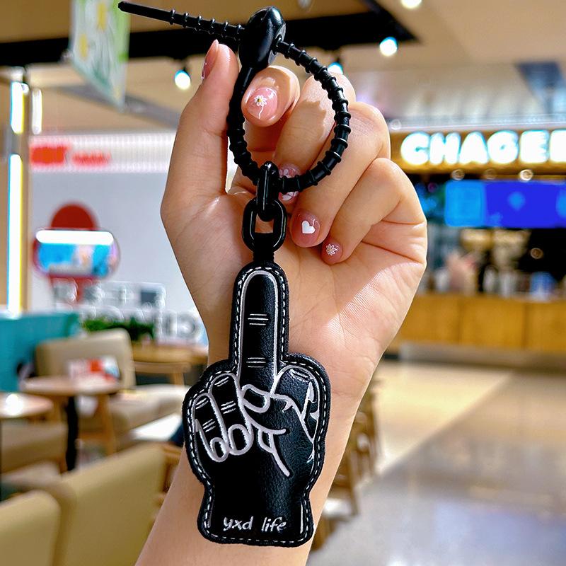 Брелок для ключей с изображением кошки из мультфильма «Кошка», кожаная подвеска для автомобиля, симпатичная сумка, аксессуары для девочки, подарок