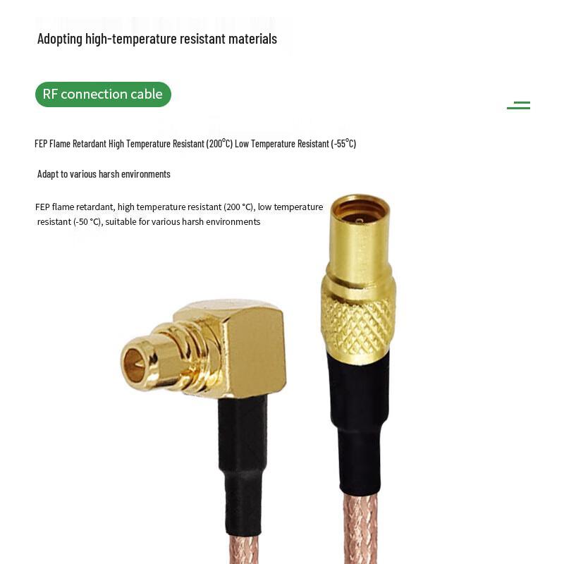 RG316 MMCX to MMCX RF Coaxial Extension Cable