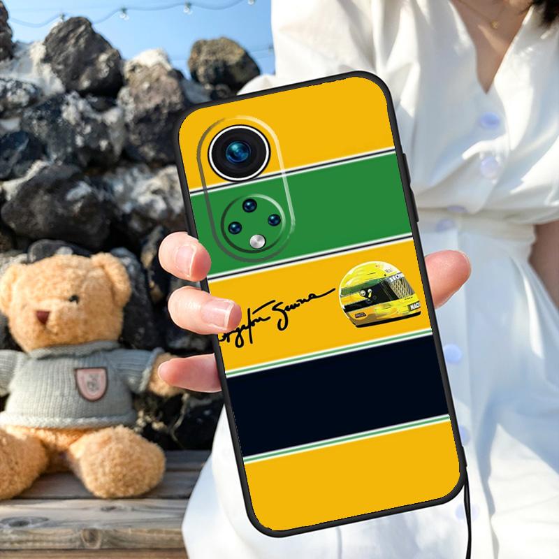 Чехол Ayrton Senna F1 для Honor X8a X9a X6a X7a X6 X7 X8 X9 X9b X8b Honor 70 50 90 Lite Magic 5 6 Pro