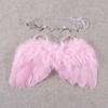 Feather Angel Rhinestone Headband Set Baby Chiffon Flower Headband Hair Accessories Newborn Po Prop Costume