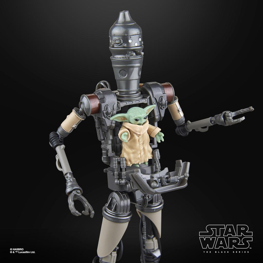 Hasbro Star Wars STAR WARS Black Series Star The Mandalorian Collection 15 см фигурка G0074 подлинный продукт IG-12 и Grogu, Wars 2-Pack