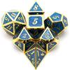 Набор кубиков DND, кубики Dungeons and Dragons с металлическими кубиками D20 Набор для D и D кубиков или ролевых игр MTG Настольные настольные игры, Shadowrun Pathfinder