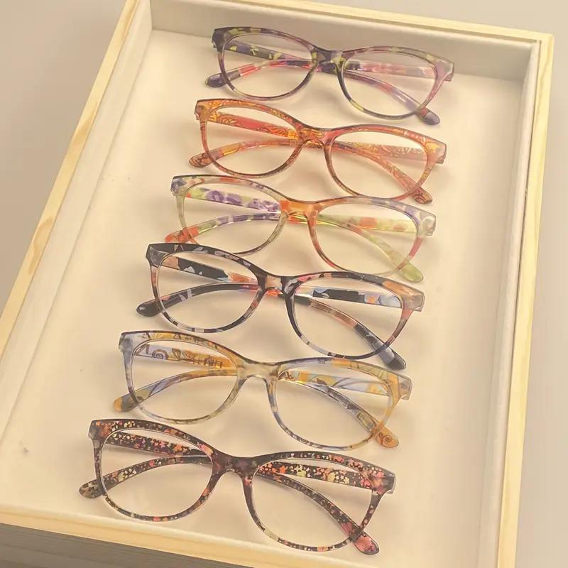 6pcs Anti-blue Light Reading Glasses Ultralight TR90 Sport Presbyopia Eyeglasses Women Men Far Sight Optical Eyewear Diopters