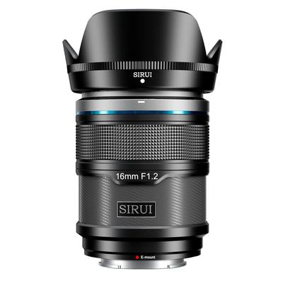SIRUI Sniper 16mm Автофокусный Широкоугольный Объектив для Камер Серий A5 A6 A7 FX A9, F1.2 APS-C ZV-E (Крепление E, черное)