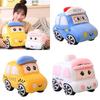 Ultra-plush Short Fur Cartoon Car Pillow- Available In 3 Vibrant Colors