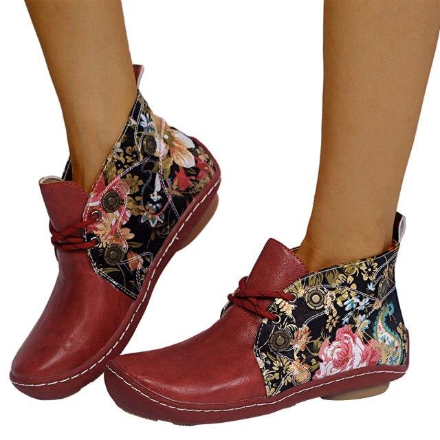 Женская обувь. Зимняя обувь. Бархатные утолщенные нескользящие туфли из искусственной кожи. Зимние сапоги. Женская обувь.