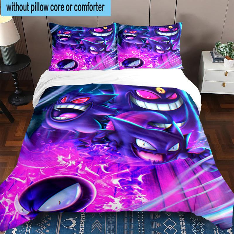 3PCS Gen-gar Neon Adventure 3pcs Bedding,Including 3PCS Duvet Cover And 2pcs Pillowcases Perfect for Christmas,Ideal for Bedroom, Dormitory