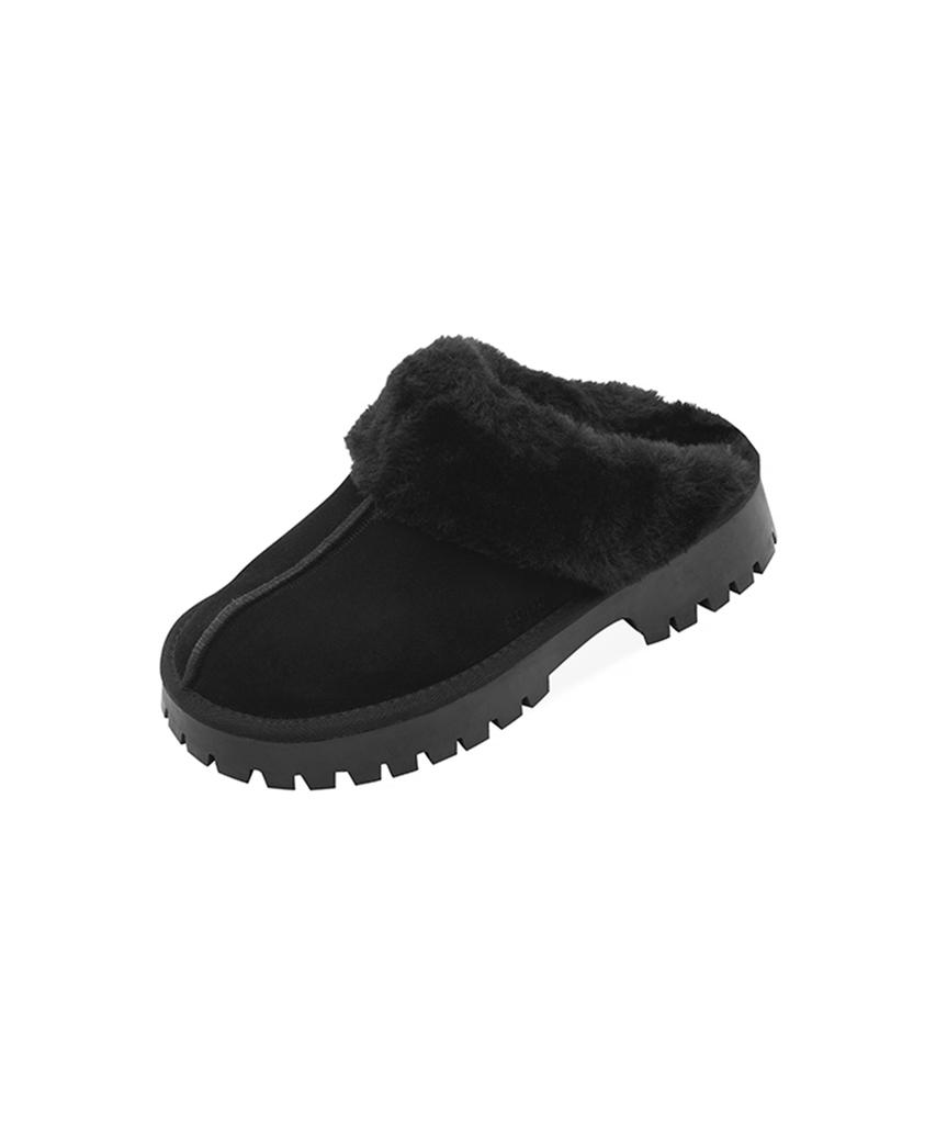 Шпоры Шерсть ягненка Натуральная коровья кожа Тапочки 5 см -Sa9063 (3Color)