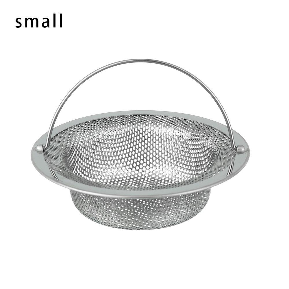 Drainer Stainless Steel Cleaning Mesh Food Hair Stopper Sink Strainer Colander Plug Filter Basket