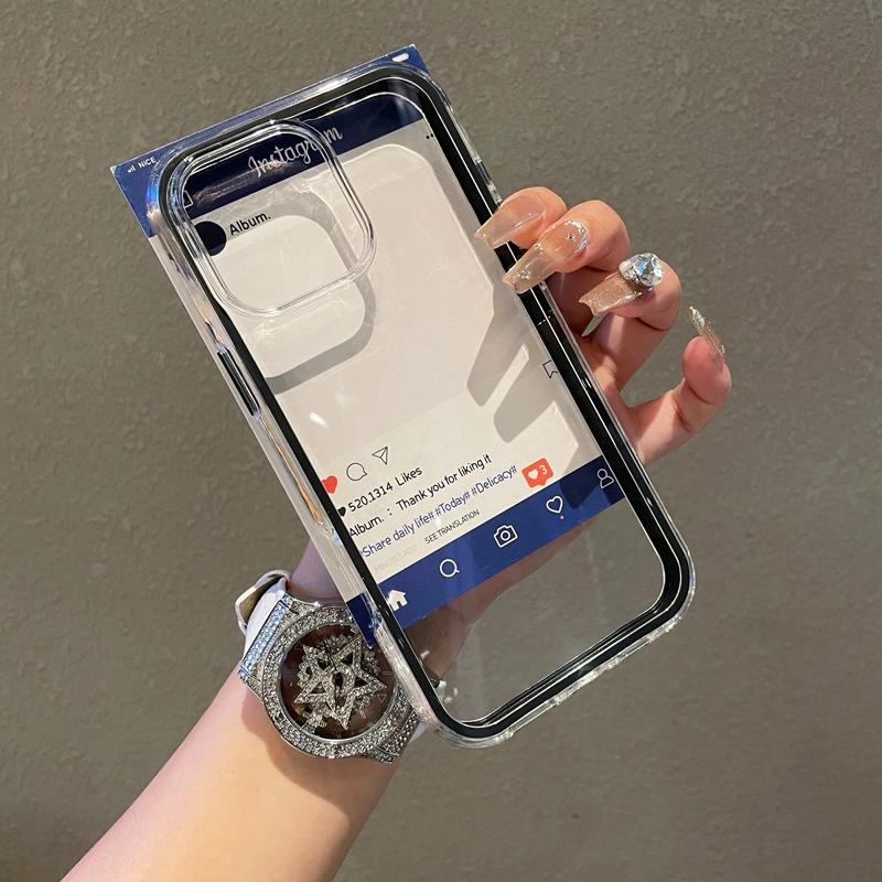 Transparent Candy Phone Case For iPhone 11 12 13 14 15 16 17 Pro Max Plus Air Clear Shockproof Bumper Back Cases Cover