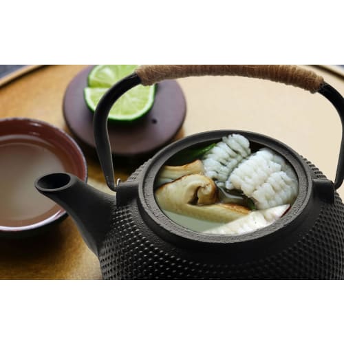 Iron Kettle, Ironware, Nanbu Ironware, Teapot, Kettle, Induction Stovetop Compatible, Iron Kettle, Iron Teapot with Tea Strainer, Stylish, Iron Supple