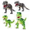 DIY Dinosaur Mini Building Blocks Tyrannosaurus Rex Velociraptor 3D Model Micro Bricks Puzzle Figure Toys For Kids Gift