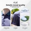 [Acetate Fiber+Mulberry Silk] Silk Smooth Breathable Men's Short sleeved T-shirt Striped Ice Silk Polo Shirt Thin