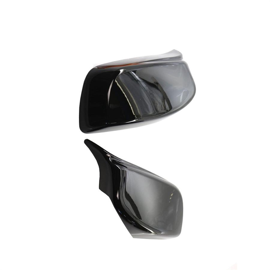 Для BMW 5 серии E60 E61 E63 E64 2004-2007 Корпус лампы зеркала Крышка зеркала заднего вида Глянцевый черный 51167078360 51167078359