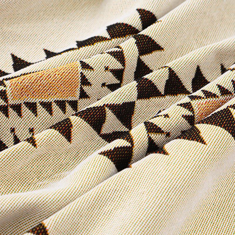 Двусторонние декоративные пледы в стиле бохо в клетку для кровати, покрывало для дивана, одеяло для кемпинга, пикника, коврик, гобелен, покрывало для кресла, дивана