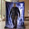 Soft Flannel Blanket Lightweight Cozy Bedroom Living Room CoverFriday the 13th Jason Voorhees