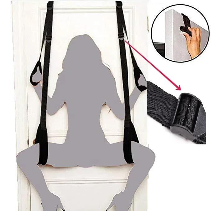 Swing Bondage Posture Shoulder Strap Constraint Bedroom Furniture On The Door Sex Swing Adjustable Sexuels Sling Sex Toys