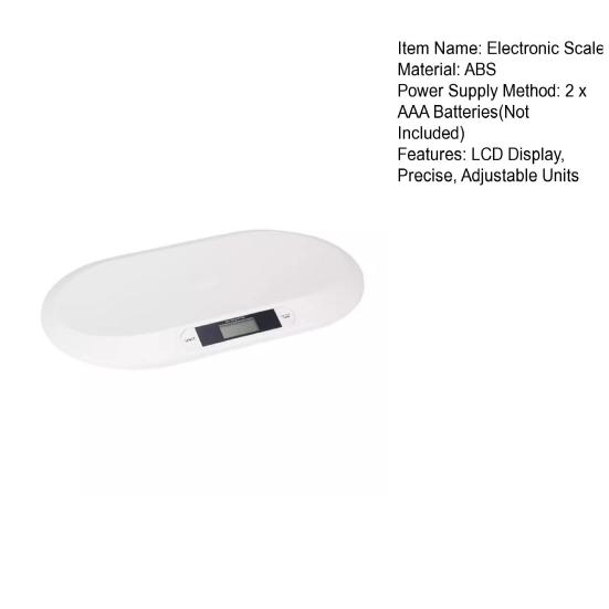 Цифровые детские весы с ЖК-дисплеем, точные детские весы до 20 кг, регулируемые