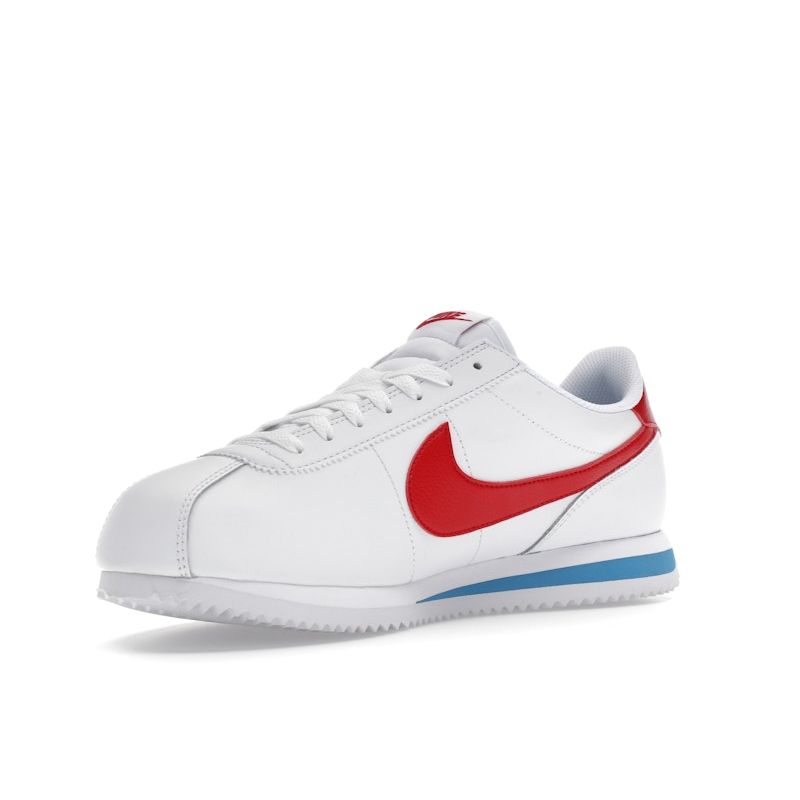 Nike Женские Cortez Кожаные Белые Varsity Red Синие DN1791-108