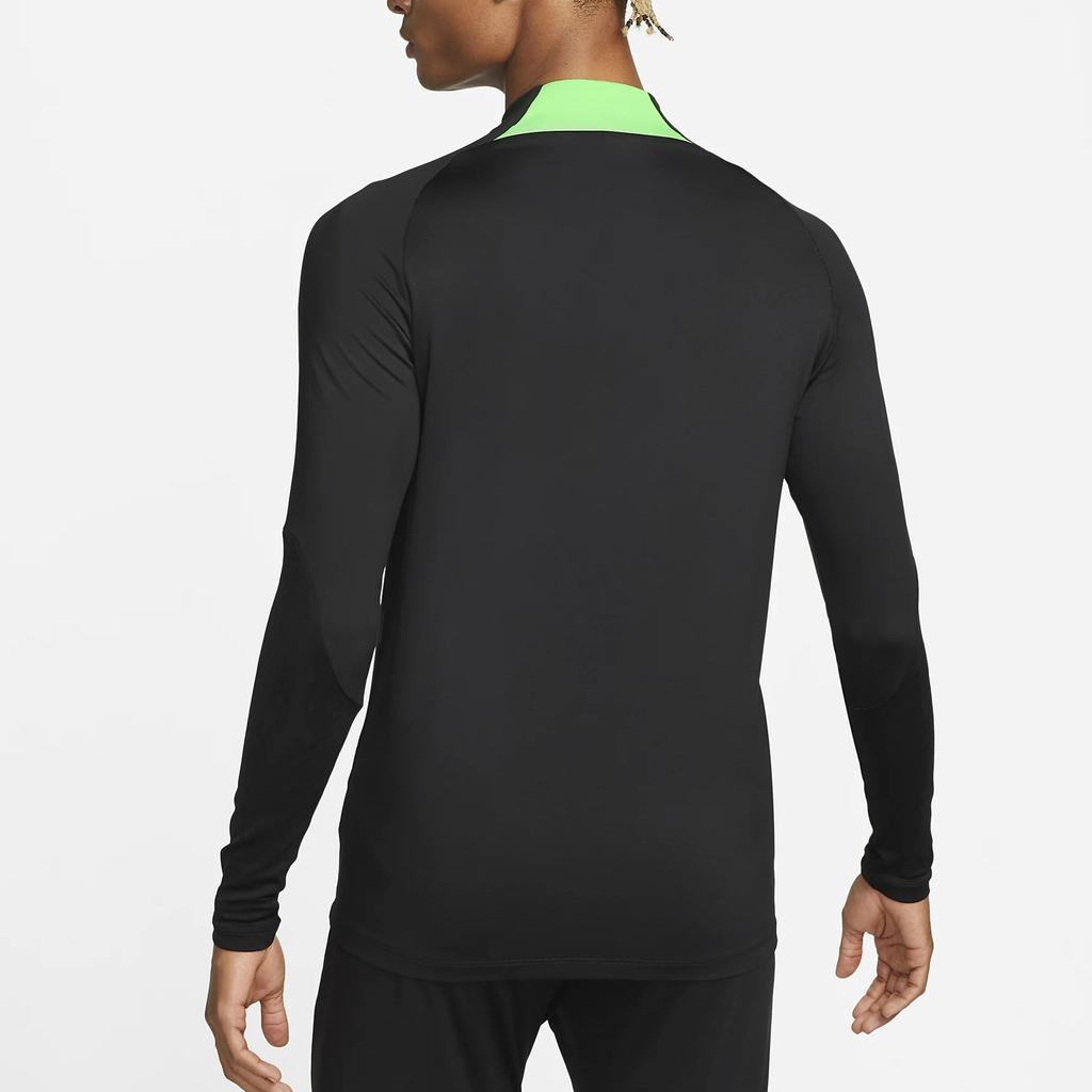 Nike Ливерпуль. Футболка мужская с длинным рукавом и принтом Strike, с воротником-стойкой, для футбола, топы, черная DX3106-014