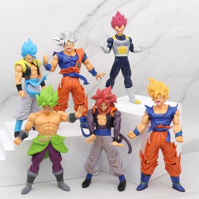Аниме 17-18 см Dragon Ball Z Супер Сайян Сон Гоку Броли Веджета Аниме Фигурка Действия Модель Подарки Коллекционные Фигурки для Детей