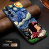 Милый Мафальда девушка модный узор Чехол для телефона Для Samsung Galaxy S25 S24 S23 S22 S21 S20 Plus Ultra Note20 Мягкий Черный