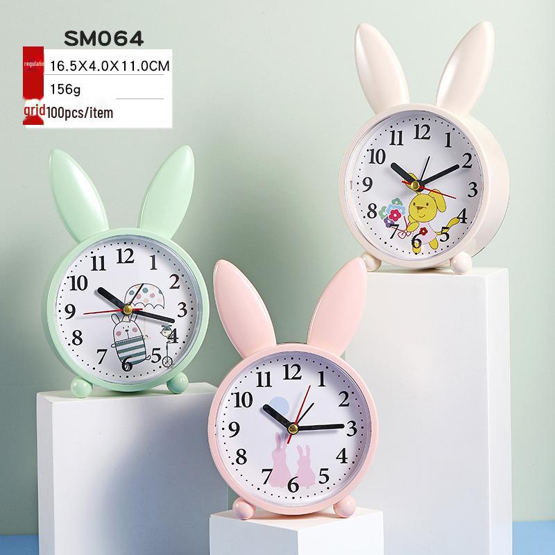 Супер громкий мультяшный металлический настольный будильник - тихий, креативный цифровой будильник