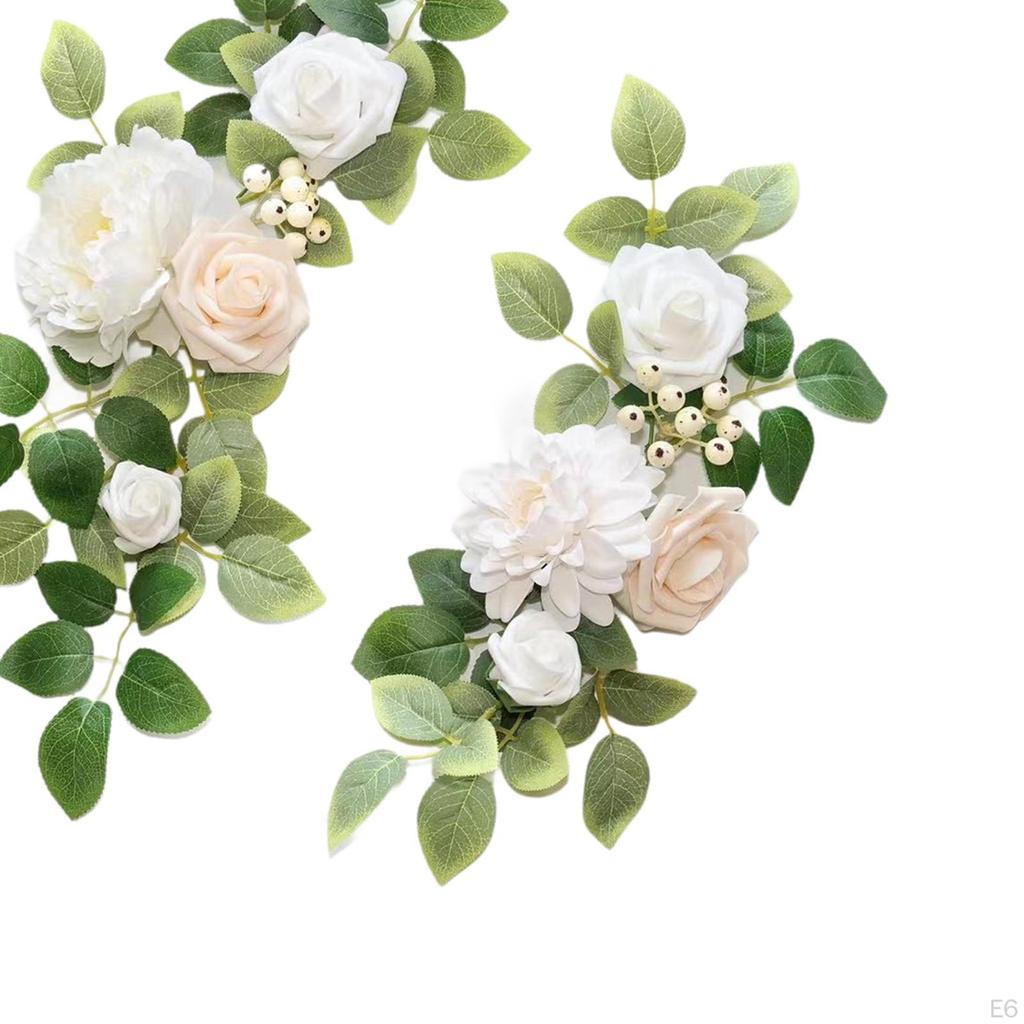 2 шт. Свадебная арка цветы искусственный цветок гирлянда современный фон венок угол
