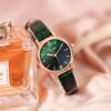 Британские нишевые часы женские студенческие простые литературные часы Ins Style Peacock Green женские часы
