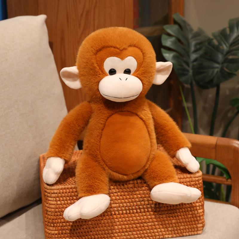 Famous Baby Panchi Plush Toy Cute Thumb Monkey And Red Orangutan Mom Soft Doll Stuffed Animal Plushies Lovely Gift