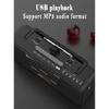 Portable Radio Cassette Recorder & Player, Supports Transcription of Files In MP3 Format, Supports Bluetooth Connection and USB Playback