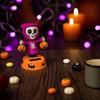 Halloween Solar Car Cartoon Swaying Car Dashboard Decor Funny Solar Swing