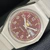 VINTAGE SEIKO 5 AUTOMATIC 6309A JAPAN MENS RED COLOR DIAL WATCH A500816-5 R154-a500816