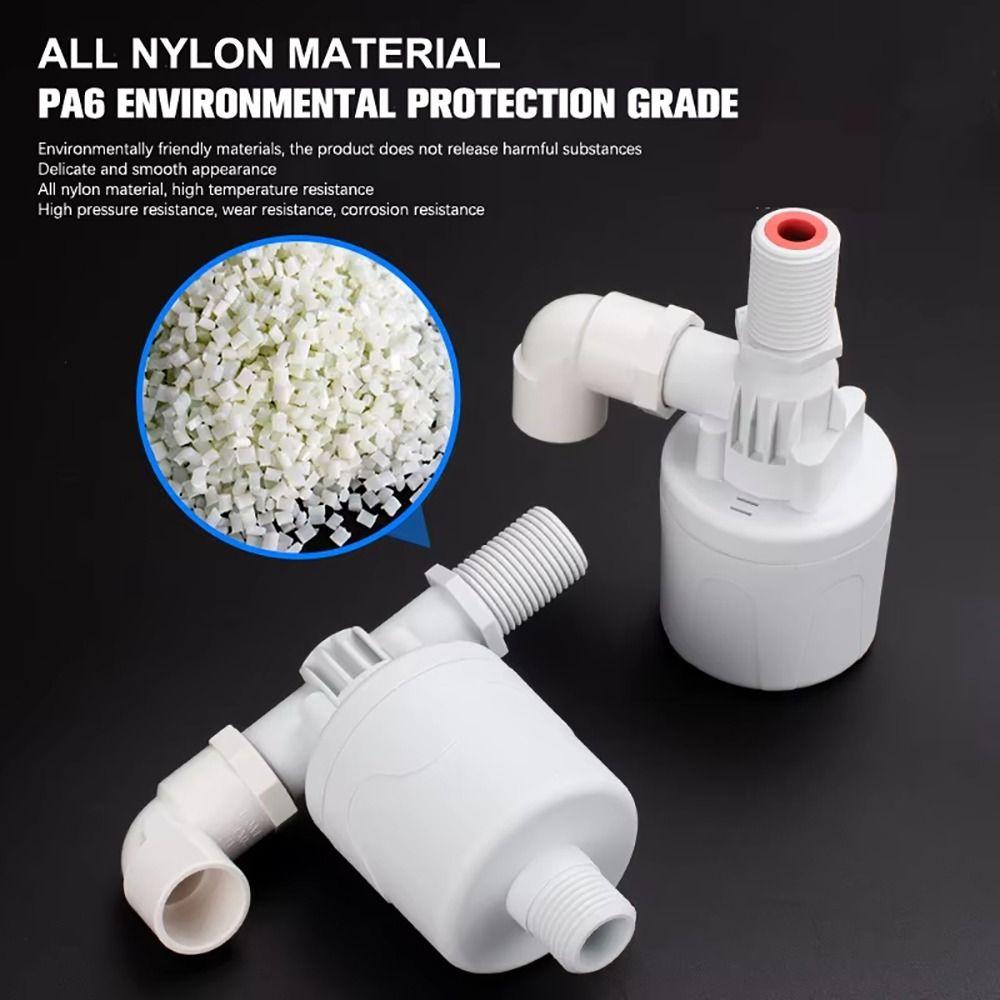 1 шт. Прямопроходной плавающий шаровой кран с внутренней вставкой и наружной резьбой, клапан контроля уровня воды для бака 1/2" 3/4" 1"