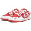 Nike Dunk Spiderweb Seal Slip Resistant Abrasion Resistant Low top Skateboard Shoes Men's White Red DD1391-600(Team545-)