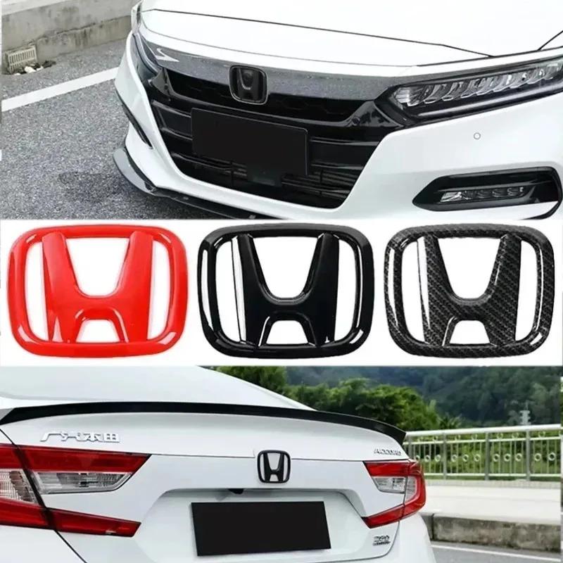 Honda Car Front & Rear Emblem Cover Sticker for City XR-V Civic Accord CR-V Inspire Envix Trunk Steering Wheel Center Badge ajl256