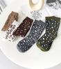 1/5 Pairs Fashion Leopard Print Socks for Women Soft Versatile Fashionable Girl Socks High Street Popular Cute Socks
