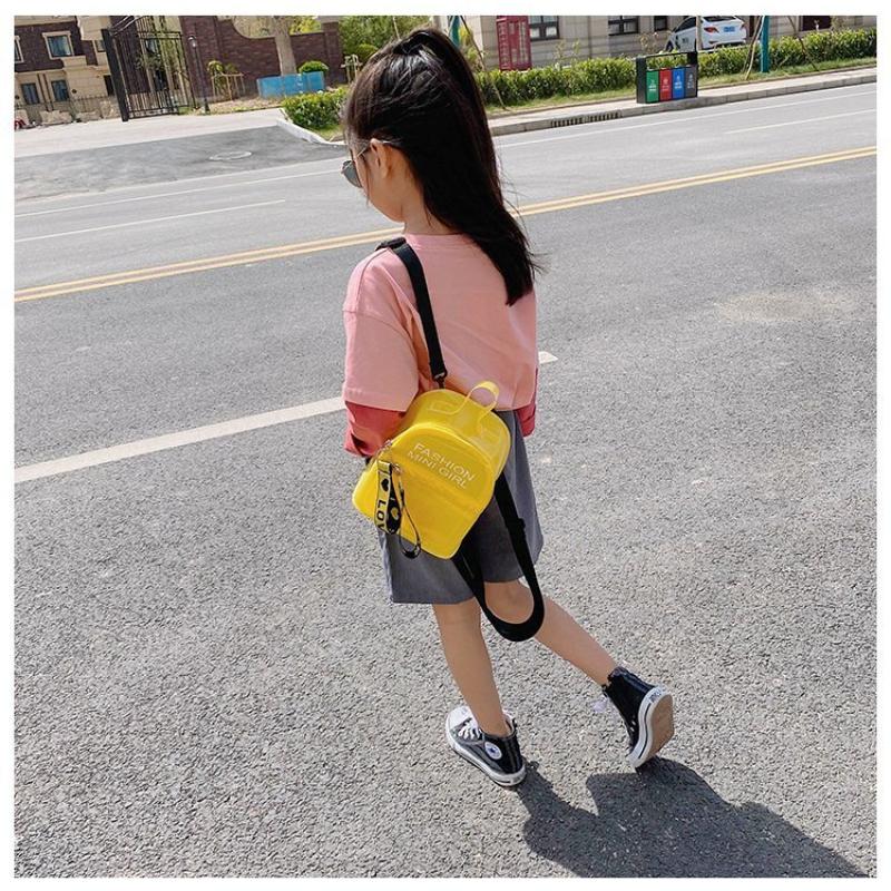 Детский прозрачный рюкзак из ПВХ, модная мини-сумка для девочек, модная школьная сумка для детского сада, ранец