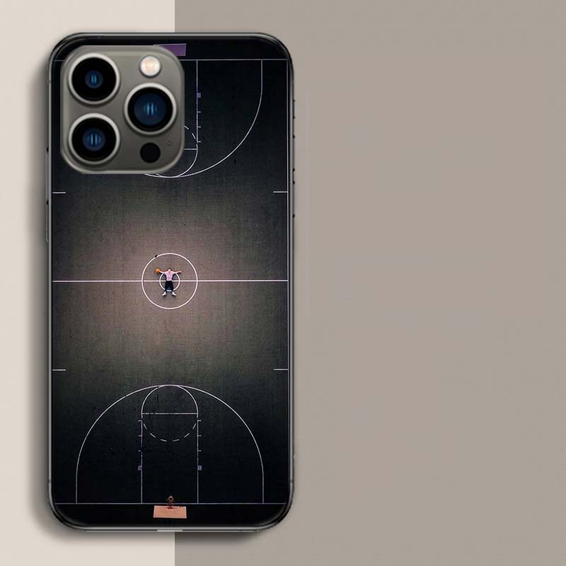 Баскетбольная площадка Баскетбольный чехол для телефона Для iPhone 17 Air 15 Pro 14 Plus 16 Pro Max 17E 16E 12 13 Mini 11 Чехол Милые Fundas
