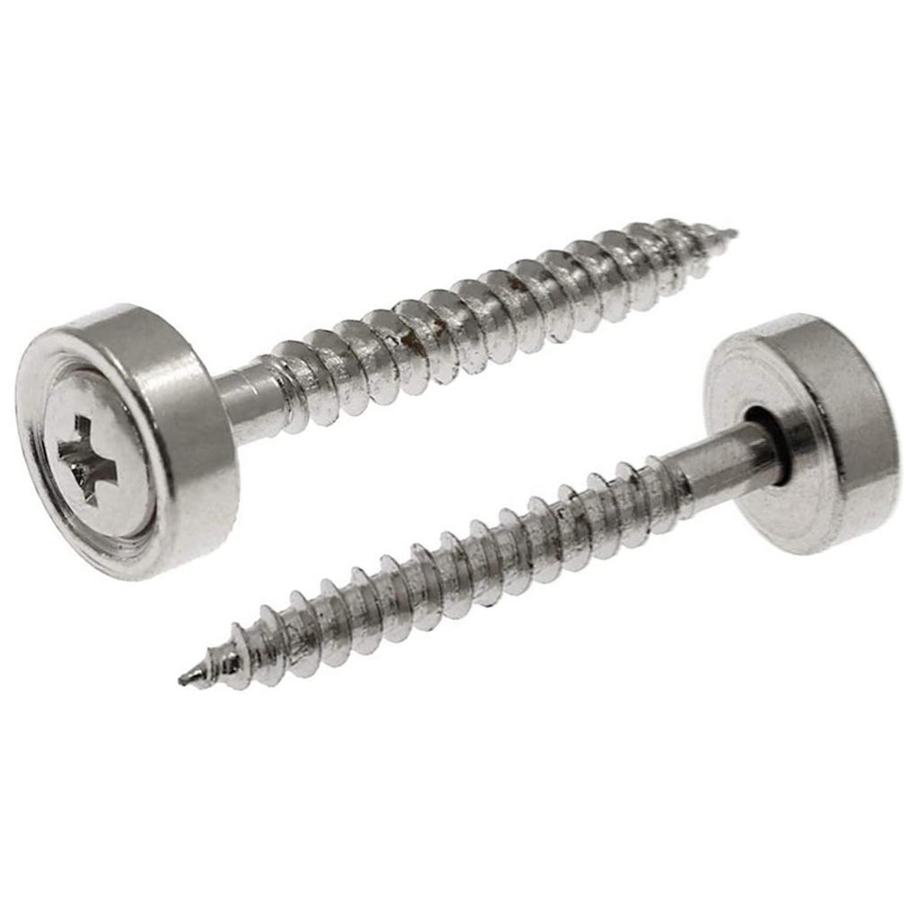 4 PCS Guitar Neck Joint Bushings Set Guitar Neck Mounting Screws Bass Ferrules Bushings with Nuts