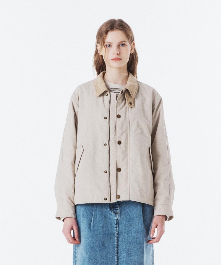 Brompton London Greenford Short Jacket - L/Beige (P261Ujk101)
