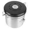 Storage Canister For Coffee Beans Airtight Lid Preserves Freshness Coffee Container with Co2 Valve Stainless Steel Coffeeware