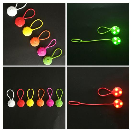 Светодиодный светящийся рюкзак с 3 режимами мигания, силиконовый шнур высокой видимости, корпус из АБС-пластика, регулируемый ремень, сигнальный свет