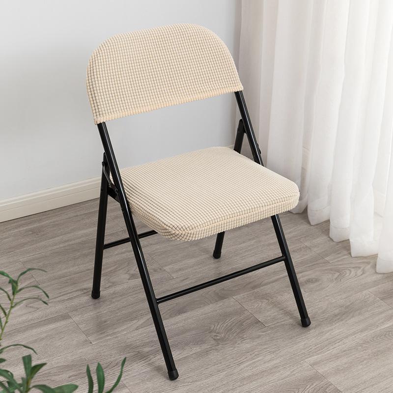 1 комплект, чехол для стула, складной стул для обеденного стола, чехлы для спинки стула, чехол для офисного компьютера, пылезащитный эластичный чехол для стула