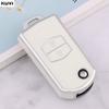 Новый чехол для автомобильного ключа из ТПУ для Mazda 3 5 6 серии M6 RX8 MX5 2 3 кнопки протектор для откидного ключа сумка аксессуары