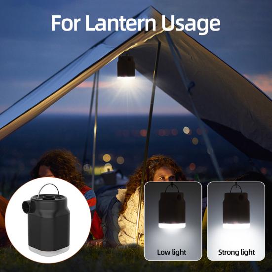 Мини-насос для улицы со светодиодной подсветкой Портативный USB-перезаряжаемый Надувные изделия Плавательный круг Пляжный матрас Кровать Портативный электрический насос