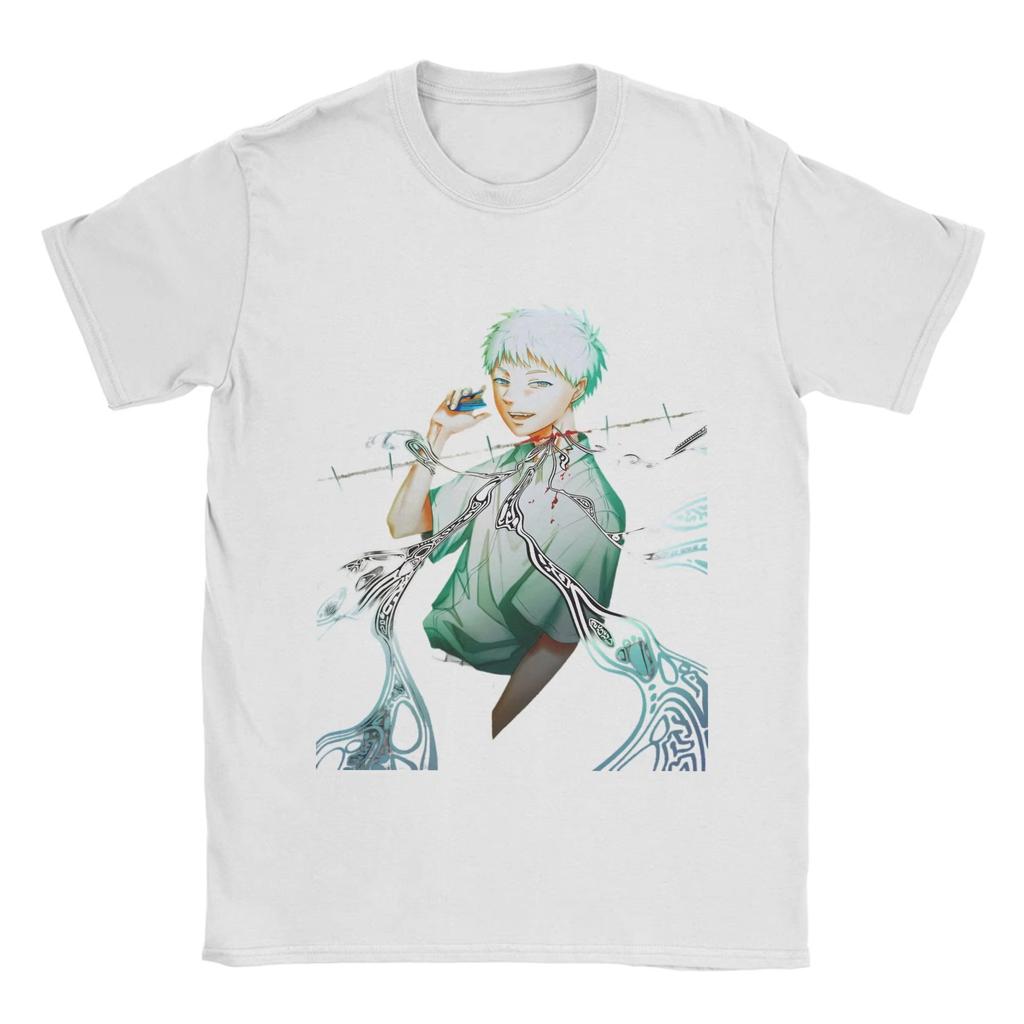 Футболка The Summer Hikaru Died Популярные футболки Футболка с коротким рукавом Уличный стиль Летняя 100% хлопок Круглый вырез Оверсайз Топ Футболки